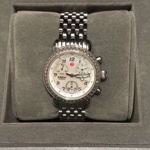 Michele CSX diamond round watch